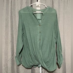 Grace & Lace Twist-Front Top L